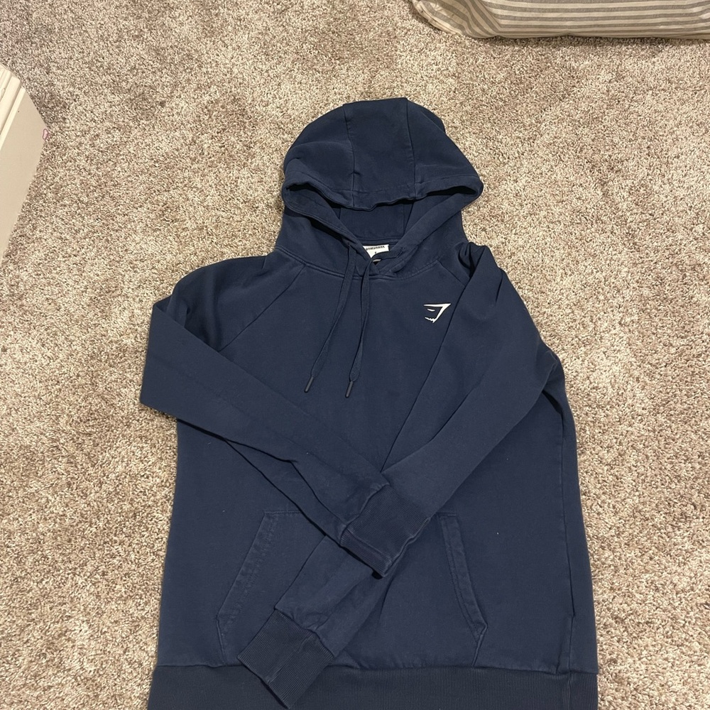 Gymshark navy blue sweatshirt (small)